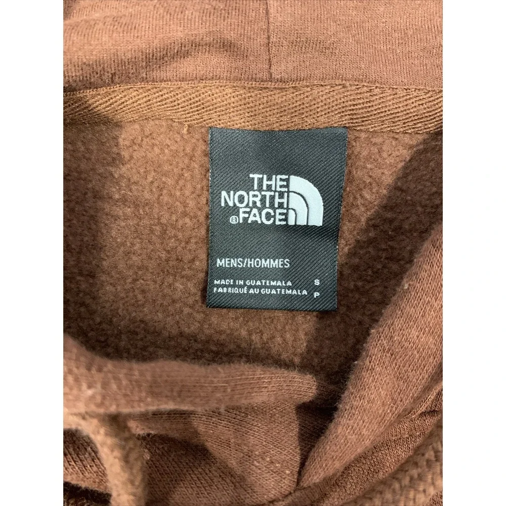 The North Face Hoodie Men's Small Bear Long Sleeve Pullover Sweater Brown‎